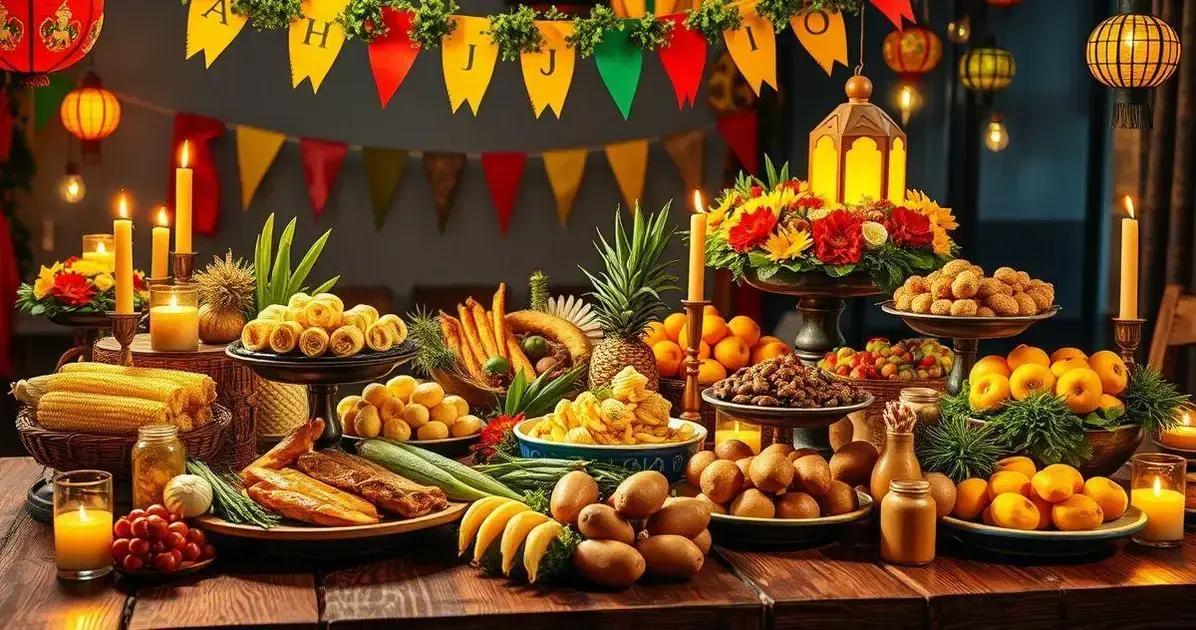 A gastronomia típica do São João
