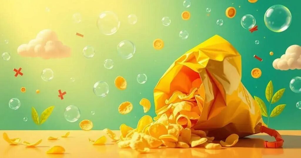 8 Razões Pelas Quais as Embalagens de Batata Chips Vêm Cheias de Ar