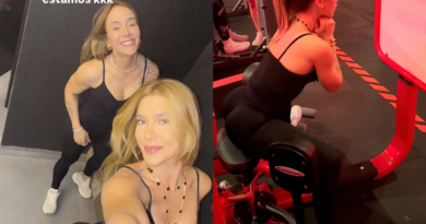 Virginia Fonseca treina de madrugada com Samara Pink em São Paulo