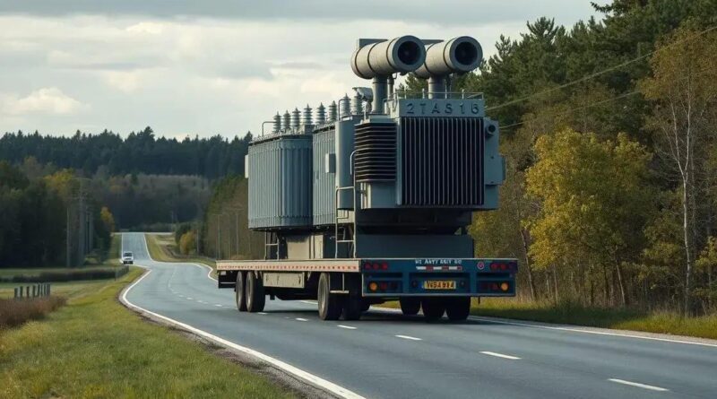 Transporte do segundo transformador gigante começa nesta segunda-feira