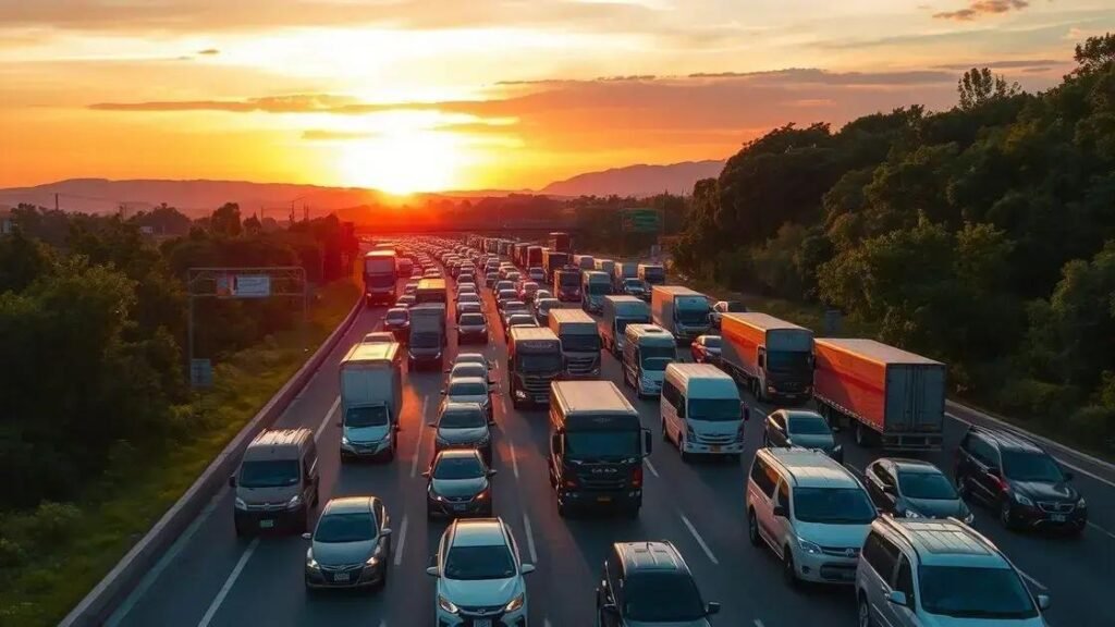 BR-230 enfrenta congestionamento intenso no retorno do feriado de São João