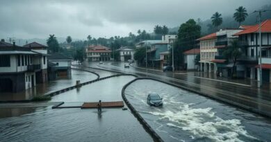 Impacto das chuvas intensas causam alagamentos em João Pessoa