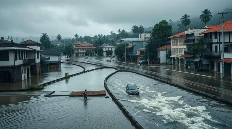 Impacto das chuvas intensas causam alagamentos em João Pessoa
