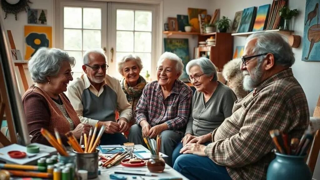 Marcos Oliveira e outros artistas que habitam o Retiro dos Artistas