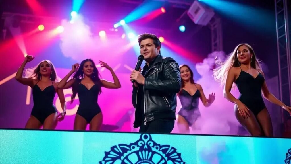 Susto durante show da Limão com Mel: backing vocal atinge fogo no cabelo
