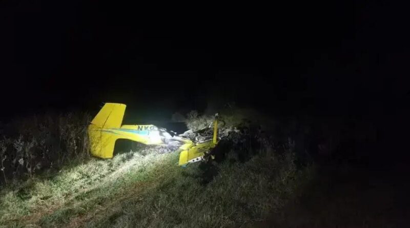 Avião cai no Pantanal e provoca tragédia com 4 mortos