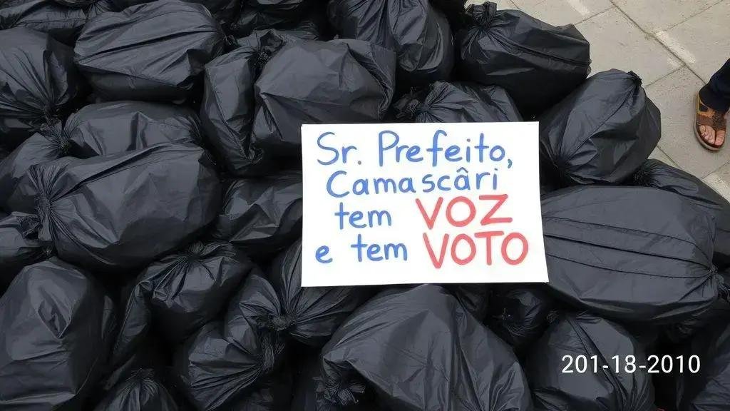 Moradores de Lucena se Mobilizam com Protesto por Coleta de Lixo
