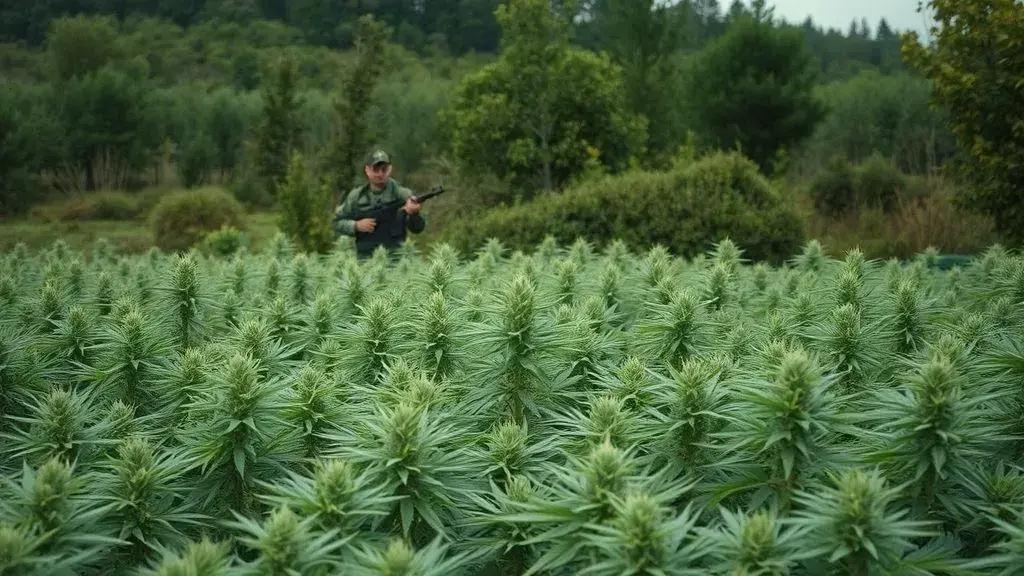 Polícias Federal e Militar desarticulam plantação de maconha na Paraíba