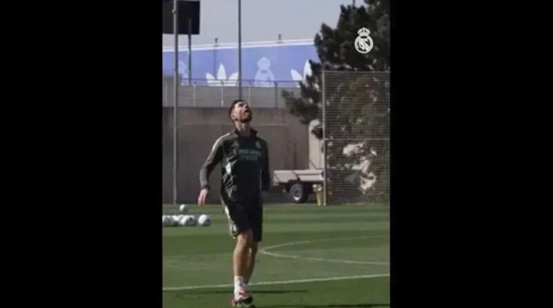 Xabi Alonso brilha em treino do Real Madrid com domínio de bola impecável
