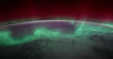 Astronauta da NASA captura impressionante aurora boreal do espaço