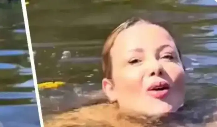 Prefeita se joga no Rio Paraíba para anunciar 13º salário