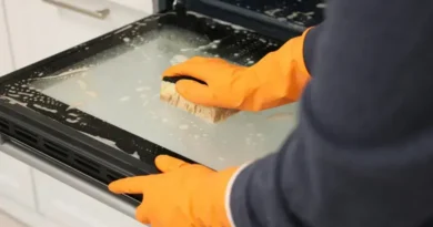 Aprenda a Limpar a Porta do Forno Usando Bicarbonato e Vinagre