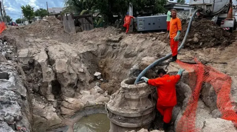 Cagepa denuncia danos causados por obras da PMJP em rede de esgoto