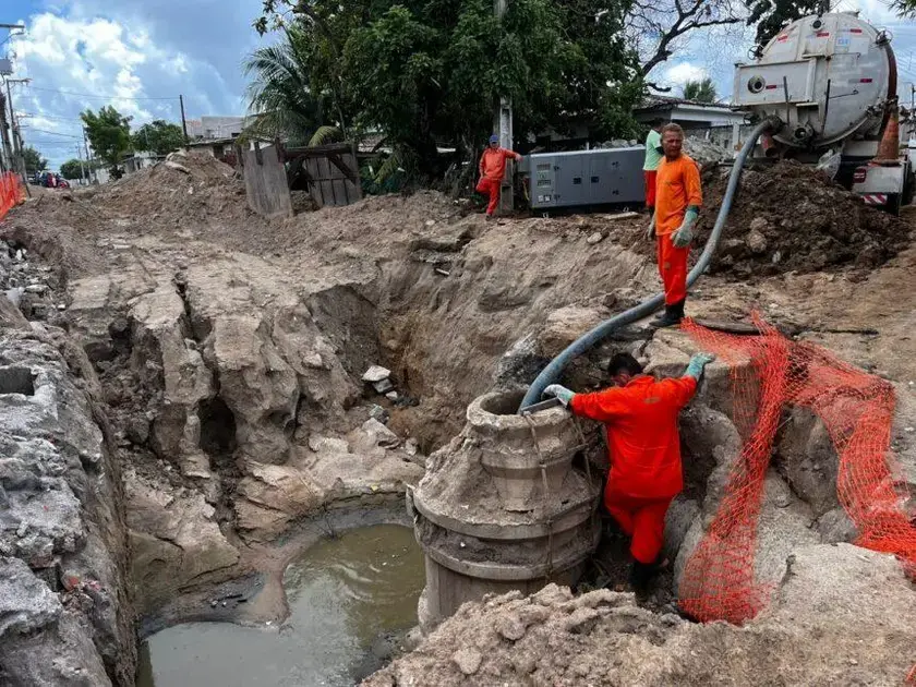 Cagepa denuncia danos causados por obras da PMJP em rede de esgoto