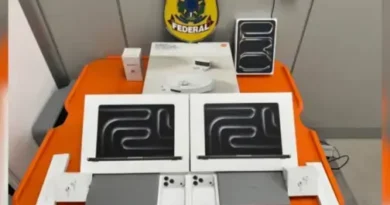 Polícia Federal apreende eletrônicos da Apple no Aeroporto Castro Pinto