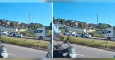 Acidente entre três veículos causa lentidão na BR-230 em Santa Rita