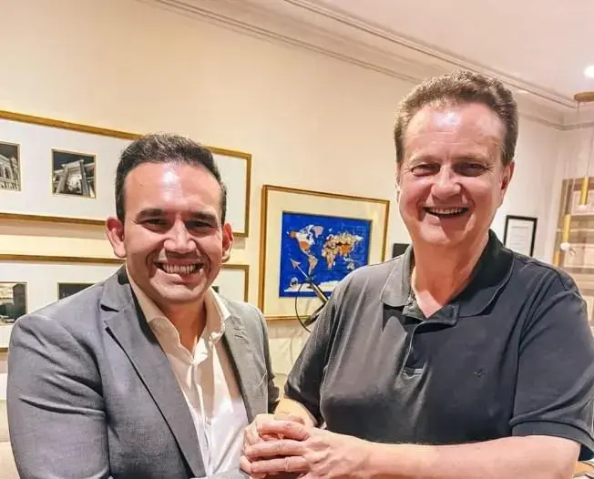 Gilberto Kassab celebra chegada de Jhony Bezerra ao PSD da Paraíba