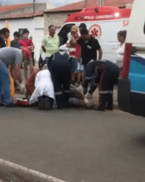 Grave acidente de motocicleta em São Domingos do Cariri deixa ferido