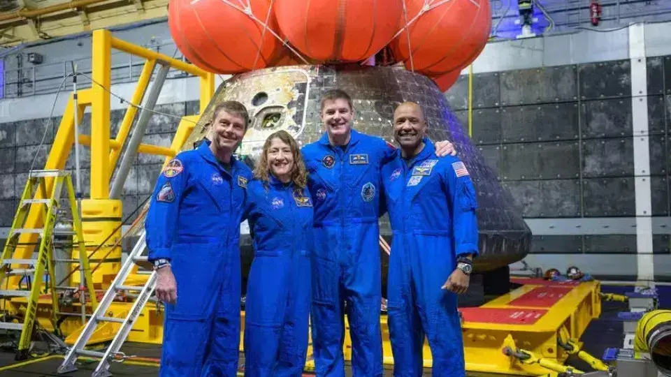 Astronautas da Artemis II utilizam tecnologia brasileira para monitorar sono