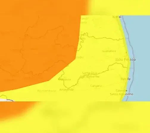 Paraíba sob alerta de chuvas intensas; saiba o que esperar