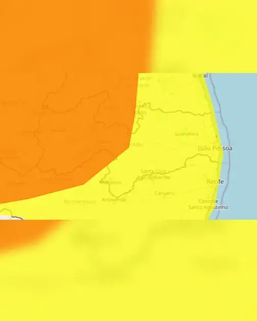 Paraíba sob alerta de chuvas intensas; saiba o que esperar