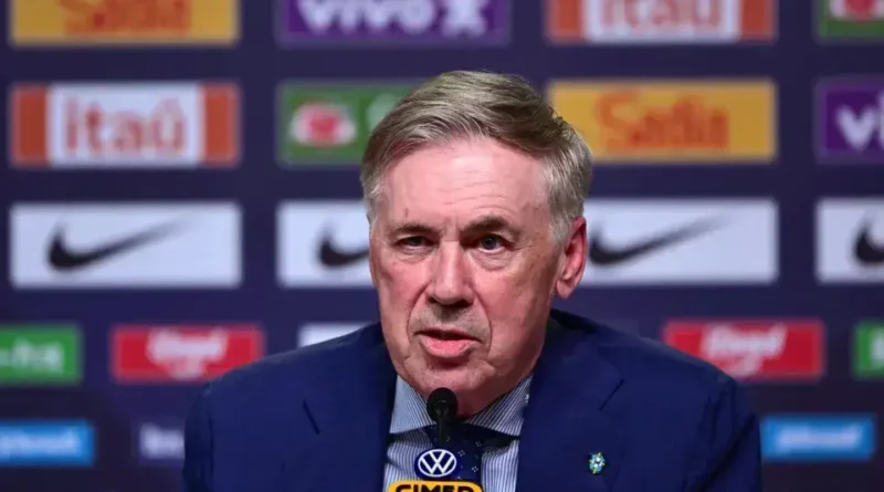 Ancelotti envia lista de 55 jogadores para a Copa do Mundo 2026