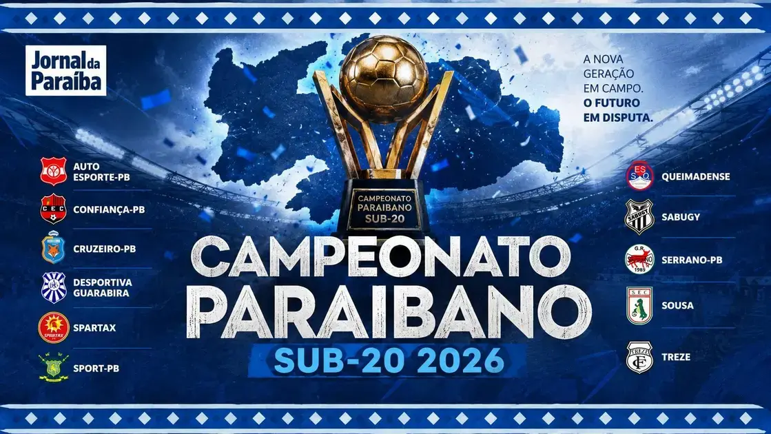 Campeonato Paraibano Sub-20 2026: Tabela e Classificação do Torneio
