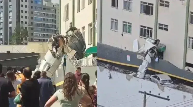 Moradores de prédio em Belo Horizonte retornam após acidente aéreo trágico