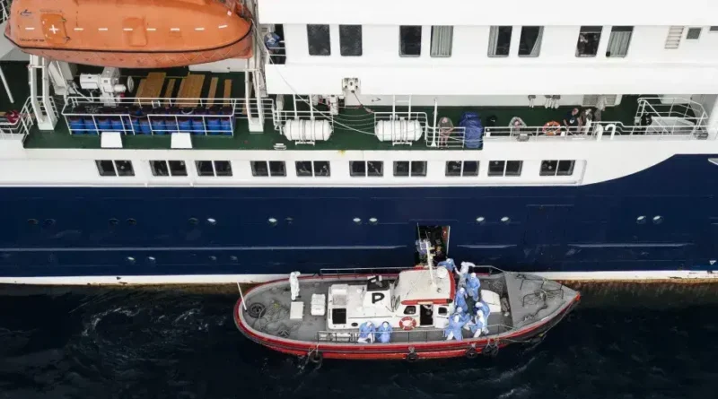 Tripulação do navio Hondius faz churrasco após morte de passageiro
